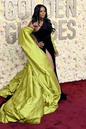 Janelle James bei der Verleihung der 81. Golden Globe Awards im Beverly Hilton Hotel. Beverly Hills, 07.01.2024