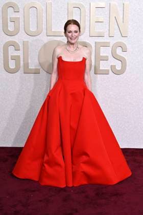 Julianne Moore bei der Verleihung der 81. Golden Globe Awards im Beverly Hilton Hotel. Beverly Hills, 07.01.2024