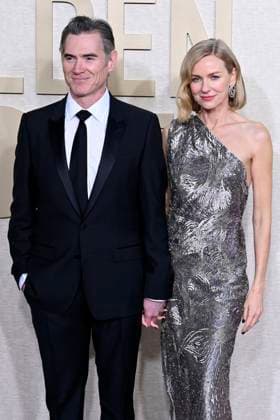 Billy Crudup mit Ehefrau Naomi Watts bei der Verleihung der 81. Golden Globe Awards im Beverly Hilton Hotel. Beverly Hills, 07.01.2024