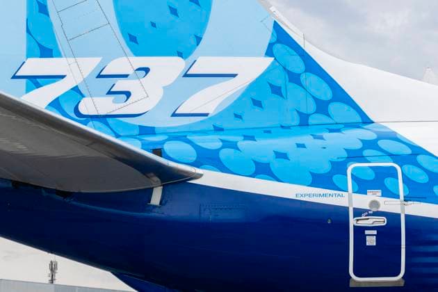 FAA Grounds 737 MAX 9 Fleet For Inspections After Alaska Airlines Incident File photo - The Boeing 737 MAX is the fourth generation of the Boeing 737, a narrow-body airliner manufactured by Boeing Commercial Airplanes a division of American company Boeing. It succeeds the Boeing 737 Next Generation and competes with the Airbus A320neo family. The new series was announced on August 30, 2011. Le Bourget, France, June 18, 2023. - The US Federal Aviation Administration (FAA) issued a directive on Saturday to temporarily ground 171 Boeing 737 MAX 9 aircraft for safety checks, following a mid-air cabin panel blowout forcing an Alaska Airlines aircraft to make an emergency landing. Photo by Thomas Arnoux ABACAPRESS.COM Le Bourget France  Copyright: xArnouxxThomas ABACAx