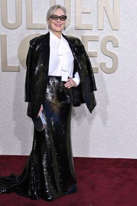 Meryl Streep bei der Verleihung der 81. Golden Globe Awards im Beverly Hilton Hotel. Beverly Hills, 07.01.2024