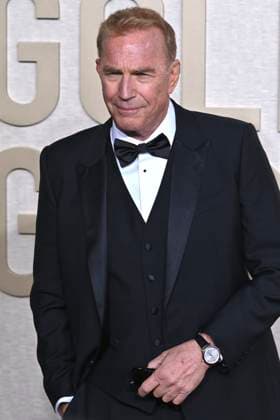 Kevin Costner bei der Verleihung der 81. Golden Globe Awards im Beverly Hilton Hotel. Beverly Hills, 07.01.2024