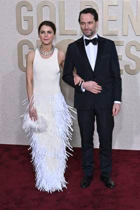 Keri Russell und Matthew Rhys bei der Verleihung der 81. Golden Globe Awards im Beverly Hilton Hotel. Beverly Hills, 07.01.2024