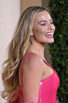 Margot Robbie bei der Verleihung der 81. Golden Globe Awards im Beverly Hilton Hotel. Beverly Hills, 07.01.2024