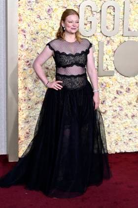 Sarah Snook bei der Verleihung der 81. Golden Globe Awards im Beverly Hilton Hotel. Beverly Hills, 07.01.2024
