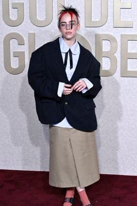 Bille Eilish bei der Verleihung der 81. Golden Globe Awards im Beverly Hilton Hotel. Beverly Hills, 07.01.2024