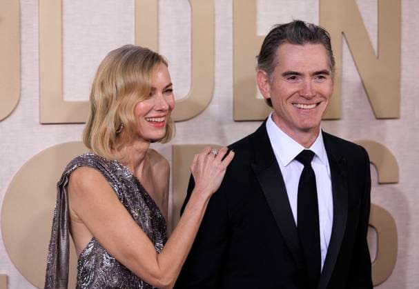 January 7, 2024, Beverly Hills, California, USA: Naomi Watts and Billy Crudup on the red carpet of the 81st Annual Golden Globe Awards on Sunday January 7, 2024 at the Beverly Hilton Hotel in Beverly Hills, California. JAVIER ROJAS PI Beverly Hills United States Of America - ZUMAp124 20240107_zaa_p124_696 Copyright: xJavierxRojasx