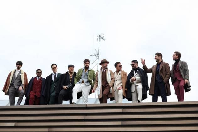 Bilder des Jahres 2024, Entertainment 01 Januar Entertainment Themen der Woche KW02 Entertainment Bilder des Tages January 10, 2024, Florence, Firenze, Italy: On January 9-12, 2024, an exibition of mans fashion take place in Florence, Italy. Buyers and Fashionistas from all over the world filled the Fortezza da Basso fortress of Florence. Florence Italy - ZUMAt227 20240110_zip_t227_013 Copyright: xMarinaxTakimotox