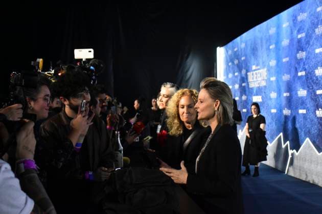 True Detective: Night Country Tv Series Premiere January 11, 2023, Mexico City, Mexico: American actress Jodie Foster attends the blue carpet for the Tv series premiere by HBO True Detective: Night Country at Cineteca Nacional. on January 11, 2023 in Mexico City, Mexico. (Photo by Carlos Tischler Eyepix Group) Copyright: xCarlosxTischler xEyepixxGroupx CT_11012024_108967