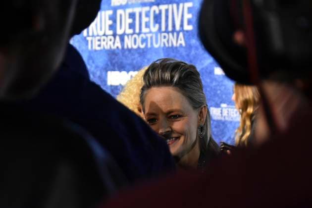 True Detective: Night Country Tv Series Premiere January 11, 2023, Mexico City, Mexico: American actress Jodie Foster attends the blue carpet for the Tv series premiere by HBO True Detective: Night Country at Cineteca Nacional. on January 11, 2023 in Mexico City, Mexico. (Photo by Carlos Tischler Eyepix Group) Copyright: xCarlosxTischler xEyepixxGroupx CT_11012024_108969