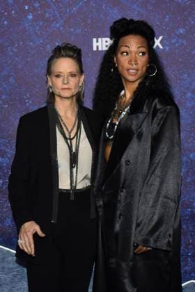 True Detective: Night Country Tv Series Premiere January 11, 2023, Mexico City, Mexico: American actress Jodie Foster and boxer and actress Kali Reis attend the blue carpet for the Tv series premiere by HBO True Detective: Night Country at Cineteca Nacional. on January 11, 2023 in Mexico City, Mexico. (Photo by Carlos Tischler Eyepix Group) Copyright: xCarlosxTischler xEyepixxGroupx CT_11012024_108978