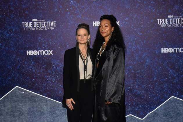 True Detective: Night Country Tv Series Premiere January 11, 2023, Mexico City, Mexico: American actress Jodie Foster and boxer and actress Kali Reis attend the blue carpet for the Tv series premiere by HBO True Detective: Night Country at Cineteca Nacional. on January 11, 2023 in Mexico City, Mexico. (Photo by Carlos Tischler Eyepix Group) Copyright: xCarlosxTischler xEyepixxGroupx CT_11012024_108989