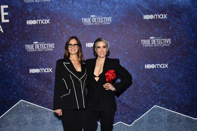 True Detective: Night Country Tv Series Premiere January 11, 2023, Mexico City, Mexico: Mari-Jo Winkler and Issa Lopez attend the blue carpet for the Tv series premiere by HBO True Detective: Night Country at Cineteca Nacional. on January 11, 2023 in Mexico City, Mexico. (Photo by Carlos Tischler Eyepix Group) Copyright: xCarlosxTischler xEyepixxGroupx CT_11012024_109053