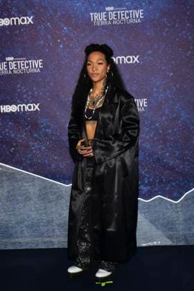 True Detective: Night Country Tv Series Premiere January 11, 2023, Mexico City, Mexico: Boxer and actress Kali Reis attends the blue carpet for the Tv series premiere by HBO True Detective: Night Country at Cineteca Nacional. on January 11, 2023 in Mexico City, Mexico. (Photo by Carlos Tischler Eyepix Group) Copyright: xCarlosxTischler xEyepixxGroupx CT_11012024_109006