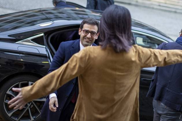 News Themen der Woche KW02 News Bilder des Tages Bundesaussenministerin Annalena Baerbock, Buendnis90 Die Gruenen, trifft den neuen Aussenminister von Frankreich Sephane Sejourne Berlin, 14.01.2024. Fotografiert im Auftrag des Auswaertigen Amts. Berlin Deutschland *** Federal Foreign Minister Annalena Baerbock, Buendnis90 Die Gruenen, meets the new Foreign Minister of France Sephane Sejourne Berlin, 14 01 2024 Photographed on behalf of the Federal Foreign Office Berlin Germany Copyright: xThomasxImox
