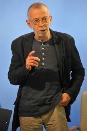 RECORD DATE NOT STATED 15 January 2015. Lev Rubinstein, Russian poet, essayist and social activist, died at 76. Photo: Komsomolskaya Pravda KomsomolskayaxPravda 20120816_gaf_rk39_085.jpg