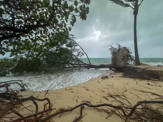 Cyclone bricht ueber Mauritius her, und zerstoert das Resort Beachcomber Paradis Golf und Spa, Travel, 15.01.2024 Le Morne Le Morne Mauritius