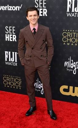 January 14, 2024, Santa Monica, Ca, Usa: Tom Holland attends the 29th Annual Critics Choice Awards at Barker Hangar on January 14, 2024 in Santa Monica, California. Santa Monica Usa - ZUMAs181 20240114_zea_s181_454 Copyright: xCxFlaniganx
