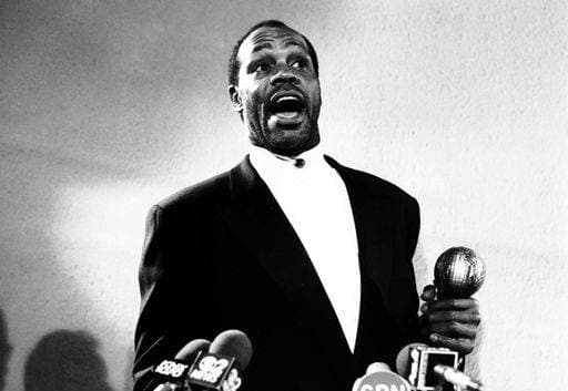 RECORD DATE NOT STATED A black and white photo of Danny Glover nominated for Outstanding Lead Actor award in Drama Series 2198680