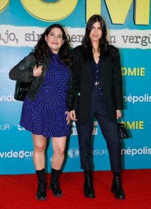 January 16, 2024, Mexico City, Ciudad de Mexico, Mexico: January 16, 2024, Mexico City, Mexico: Jessica Coch and Tiaro Scanda Attend the red carpet of the Roomie film premiere at cinepolis Perisur. on January 16, 2024 in Mexico City, Mexico. Mexico City Mexico - ZUMAe321 20240116_zea_e321_030 Copyright: xLuisxMarin xEyepixxGroupx