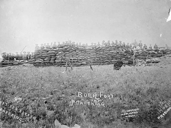 RECORD DATE NOT STATED The Second Boer War, 1899-1902 The Boer fortified camp at Mafeking. Copyright: xpiemagsx piemagwarw13102023-3375 !ACHTUNG AUFNAHMEDATUM GESCHÄTZT!
