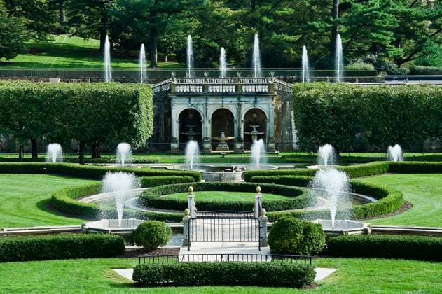 Fountain garden Longwood Gardens Pennsylvania Main fountain garden, Longwood Gardens, Kennet Square, Pennsylvania, USA Kennett Square Pennsylvania United States EDITORIAL USE ONLY Copyright: xJohnxGreimx JohnxGreimx jgrmphotos004055