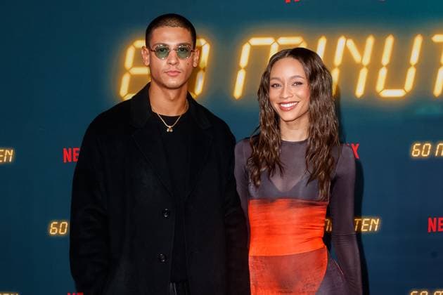 Entertainment Themen der Woche KW03 NETFLIX Premiere - 60 Minuten Emilio Sakraya und Jenny Augusta bei der NETFLIX Premiere 60 Minuten im Kino in der Kulturbrauerei am 17.01.2024 in Berlin. *** NETFLIX Premiere 60 Minutes Emilio Sakraya and Jenny Augusta at the NETFLIX Premiere 60 Minutes at Kino in der Kulturbrauerei on 17 01 2024 in Berlin Copyright: xEventpressxKochanx