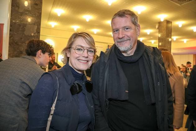 RECORD DATE NOT STATED 17.01.2024, Gartenbaukino, RICKERL MUSIK IS HÖCHSTENS A HOBBY Premiere , Absolutes Premieren Highlight von Adrian Goiginger! im Bild: Elke Winkens, Andreas Prochaska, RICKERL MUSIK IS HÖCHSTENS A HOBBY Premiere