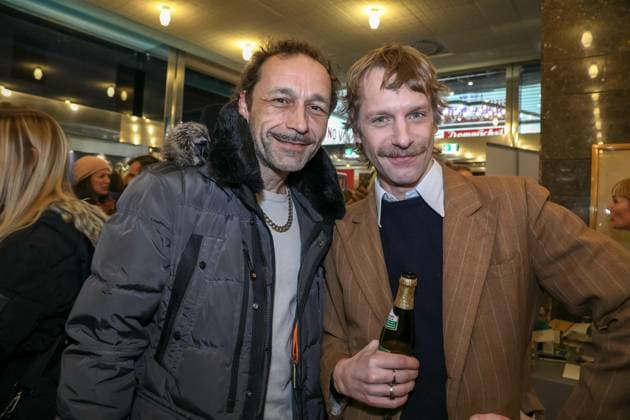 RECORD DATE NOT STATED 17.01.2024, Gartenbaukino, RICKERL MUSIK IS HÖCHSTENS A HOBBY Premiere , Absolutes Premieren Highlight von Adrian Goiginger! im Bild: Gerald Votava, David VOODOO JÜRGENS Öllerer, RICKERL MUSIK IS HÖCHSTENS A HOBBY Premiere