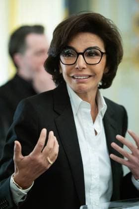 French Cinema Award 2024 Ceremony Rachida Dati attending the Ceremony for the French Cinema Award 2024 awarding Melvil Poupaud in Paris, France on January 18, 2024. Photo by Aurore Marechal ABACAPRESS.COM Paris France  Copyright: xMarechalxAurore ABACAx