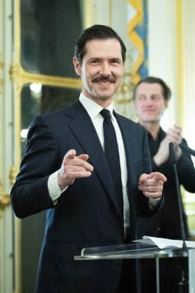 French Cinema Award 2024 Ceremony Melvil Poupaud attending the Ceremony for the French Cinema Award 2024 awarding Melvil Poupaud in Paris, France on January 18, 2024. Photo by Aurore Marechal ABACAPRESS.COM Paris France  Copyright: xMarechalxAurore ABACAx