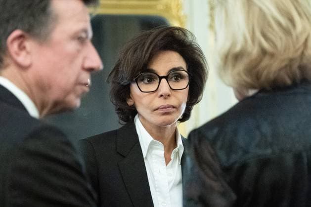 French Cinema Award 2024 Ceremony Rachida Dati attending the Ceremony for the French Cinema Award 2024 awarding Melvil Poupaud in Paris, France on January 18, 2024. Photo by Aurore Marechal ABACAPRESS.COM Paris France  Copyright: xMarechalxAurore ABACAx