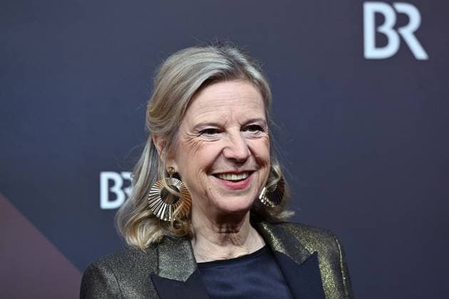 Dr. Katja WILDERMUTH (Intendantin Bayerischer Rundfunk,BR), Einzelbild,angeschnittenes Einzelmotiv,Portraet,Portrait,Porträt. Roter Teppich,Red Carpet,Bayerischer Filmpreis 2023 am 19.09.2024 im Prinzregententheater in Muenchen.