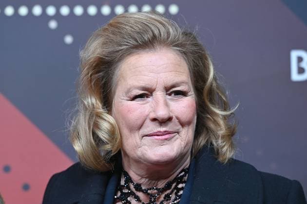 Suzanne von Borsody (Schauspielerin), Einzelbild,angeschnittenes Einzelmotiv,Portraet,Portrait,Porträt. Roter Teppich,Red Carpet,Bayerischer Filmpreis 2023 am 19.09.2024 im Prinzregententheater in Muenchen.