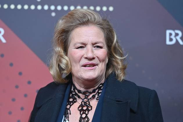 Suzanne von Borsody (Schauspielerin), Einzelbild,angeschnittenes Einzelmotiv,Portraet,Portrait,Porträt. Roter Teppich,Red Carpet,Bayerischer Filmpreis 2023 am 19.09.2024 im Prinzregententheater in Muenchen.