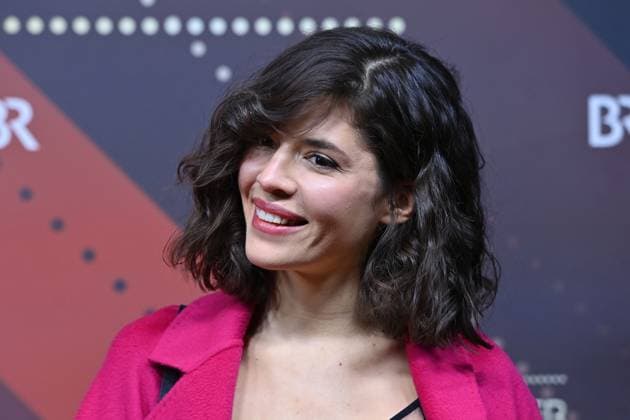 Jasmin Gassmann (Jasmin Lord) ,Schauspielerin, Einzelbild,angeschnittenes Einzelmotiv,Portraet,Portrait,Porträt. Roter Teppich,Red Carpet,Bayerischer Filmpreis 2023 am 19.09.2024 im Prinzregententheater in Muenchen.