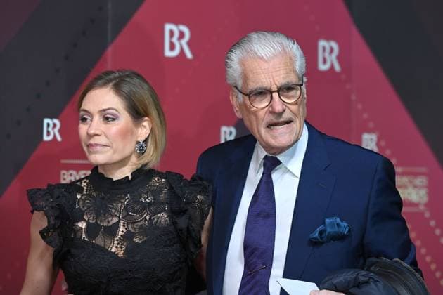 Julia Schuetze und Sky Du Mont (Schauspieler), Roter Teppich,Red Carpet,Bayerischer Filmpreis 2023 am 19.09.2024 im Prinzregententheater in Muenchen.