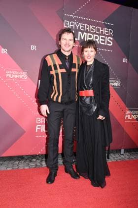 Felix Klare und Zora Thiessen Verleihung des Bayerischen Filmpreis Prinzregenten Theater München 19. Januar 2024