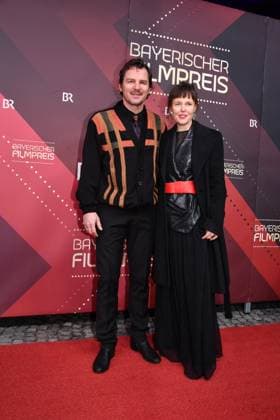 Felix Klare und Zora Thiessen Verleihung des Bayerischen Filmpreis Prinzregenten Theater München 19. Januar 2024