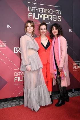 Leonie Brill , Danny Dewath Verleihung des Bayerischen Filmpreis Prinzregenten Theater München 19. Januar 2024