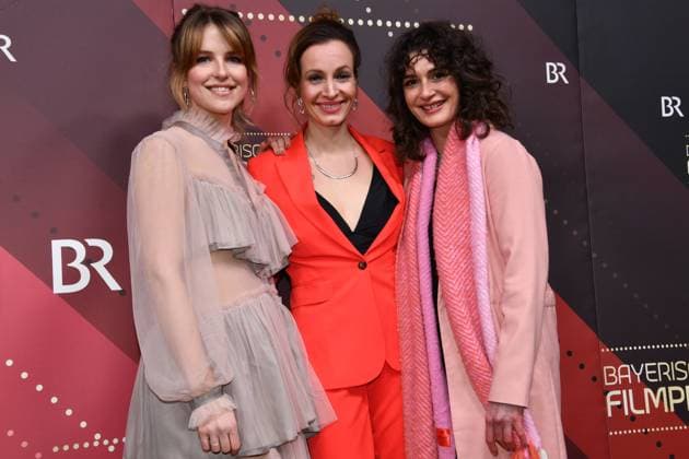 Leonie Brill , Danny Dewath Verleihung des Bayerischen Filmpreis Prinzregenten Theater München 19. Januar 2024