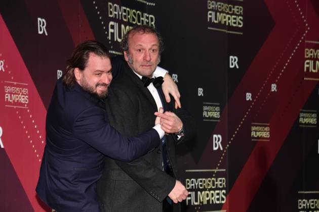 Daniel Christensen und Max Schmidt Verleihung des Bayerischen Filmpreis Prinzregenten Theater München 19. Januar 2024