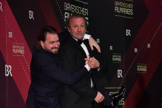 Daniel Christensen und Max Schmidt Verleihung des Bayerischen Filmpreis Prinzregenten Theater München 19. Januar 2024