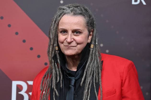 Carmen Pilatus, Einzelbild,angeschnittenes Einzelmotiv,Portraet,Portrait,Porträt. Roter Teppich,Red Carpet,Bayerischer Filmpreis 2023 am 19.09.2024 im Prinzregententheater in Muenchen.