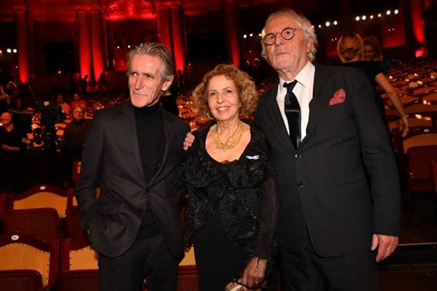 Bernd Schadewald, Michaela May und Günther Maria Halmer Verleihung des Bayerischen Filmpreis Party Preisträger Prinzregenten Theater München 19. Januar 2024