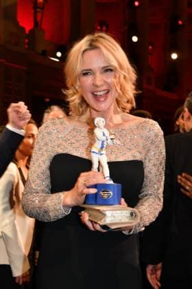 Veronica Ferres Verleihung des Bayerischen Filmpreis Party Preisträger Prinzregenten Theater München 19. Januar 2024