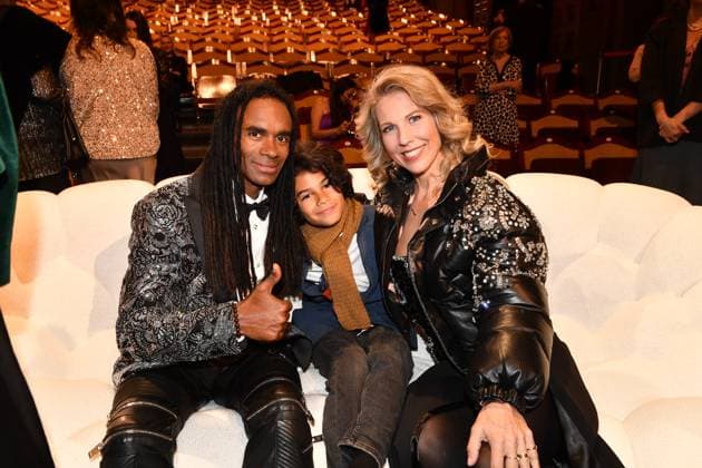 Fab Morvan, Stella und Sohn Sacha Verleihung des Bayerischen Filmpreis Party Preisträger Prinzregenten Theater München 19. Januar 2024