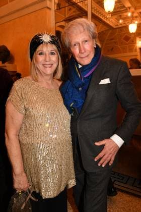 Bernd Herzsprung und Patricia Riekel Verleihung des Bayerischen Filmpreis Party Preisträger Prinzregenten Theater München 19. Januar 2024