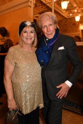 Bernd Herzsprung und Patricia Riekel Verleihung des Bayerischen Filmpreis Party Preisträger Prinzregenten Theater München 19. Januar 2024