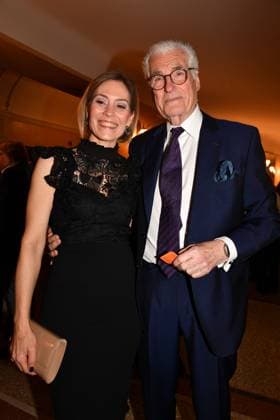 Julia Schütze und Sky Du Mont Verleihung des Bayerischen Filmpreis Party Preisträger Prinzregenten Theater München 19. Januar 2024